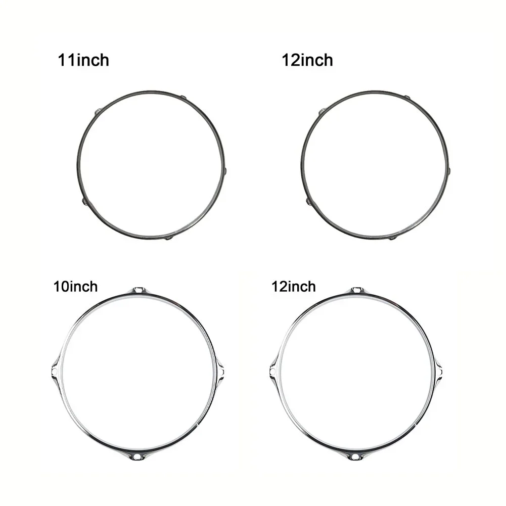 1pc Snare Drum Hoop Ring Rim Frame Drum Pressure Ring Heavy Duty Rim Guard Metal Drum Hoops Rim Protector Batter Hoop Silencer