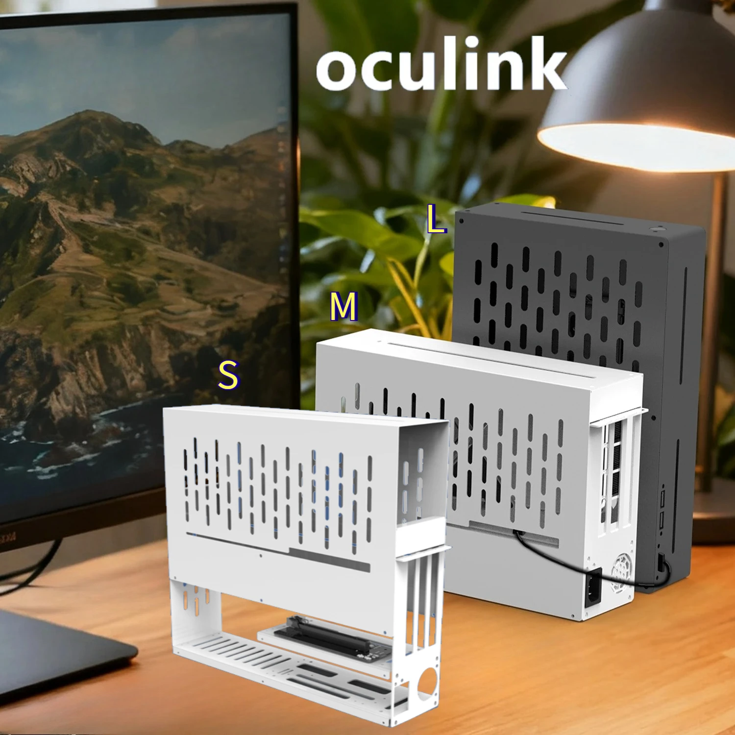 

Laptop EGPU White Metal Case OCuLink/M2 NVMe External Graphics Card GPU Dock PCIE 4.0 X4 GEN4 Notebook GDP NUC Expansion Display