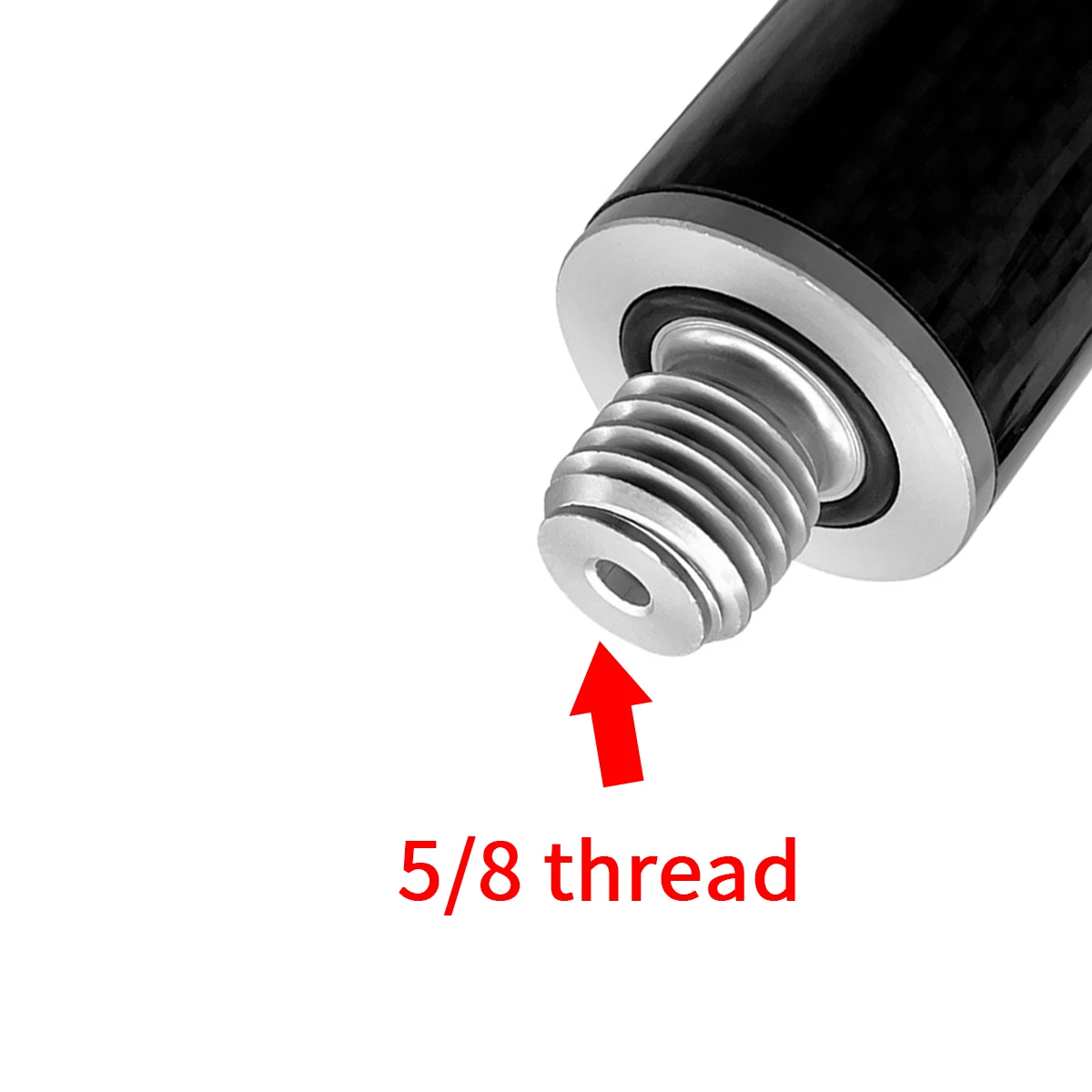 5/8 Thread Carbon Fiber Pole Antenna Extend Section Pole prism GPS GNSS surveying Rod prisma