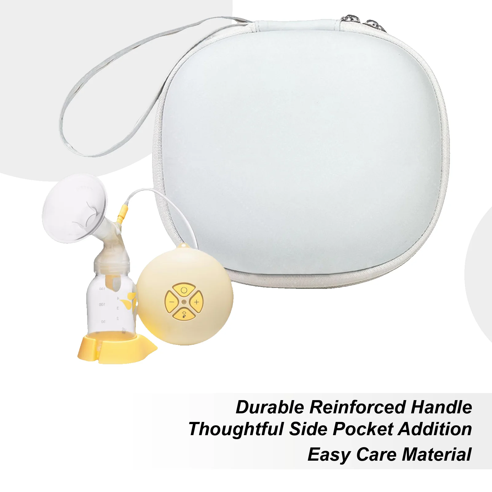 Tire-lait sac de rangement mallette de rangement avec plusieurs compartiments étui de tire-lait pour maman enfants allaitement trajet voyage quotidien