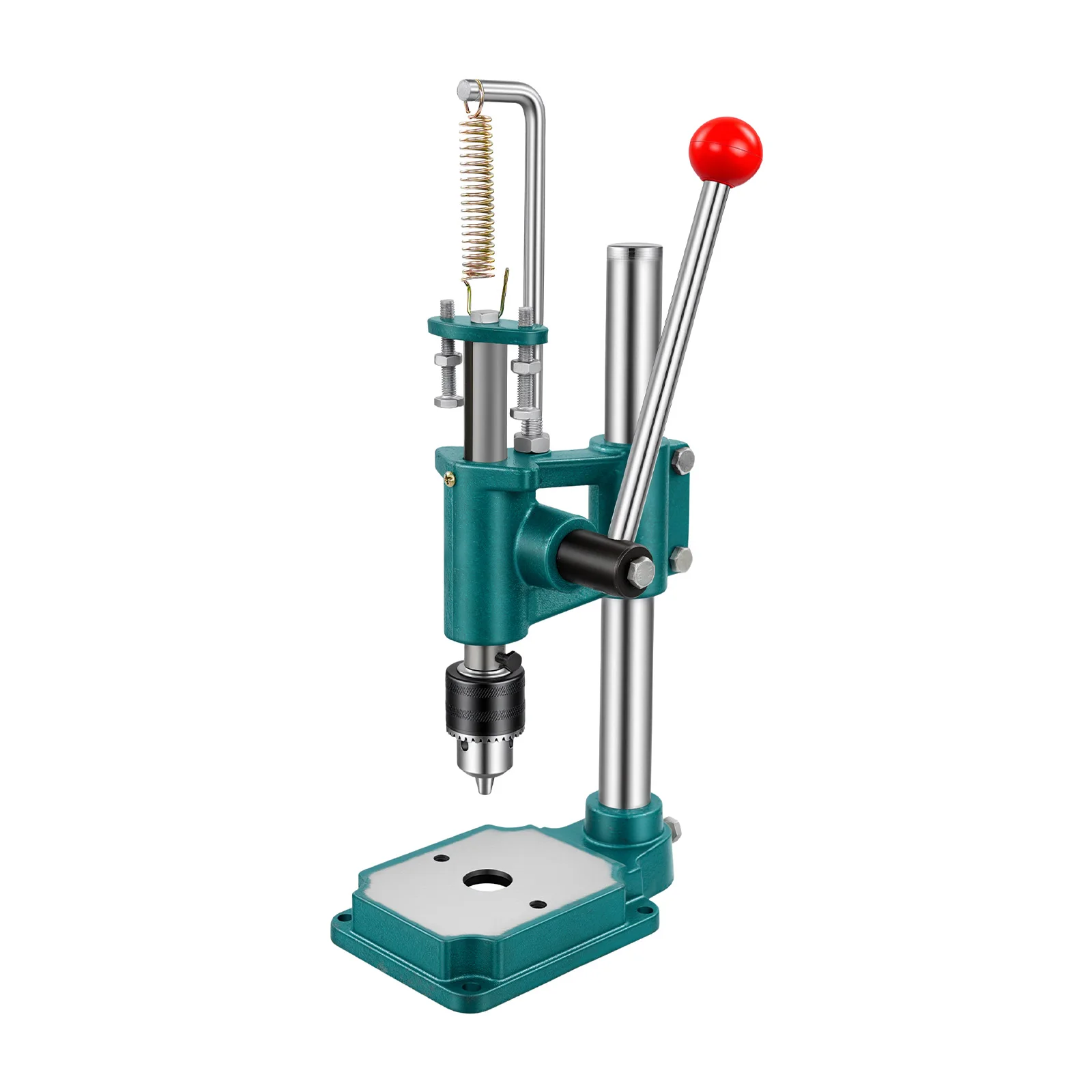 160kg Punching Force Leather Punch Press Machine,Manual Hand Leather Embossing Device, 88mm Throat Depth Leather Die Cutting Tool, Leather Craft Perforating Equipment, DIY Belt Wallet Hole Making Machine