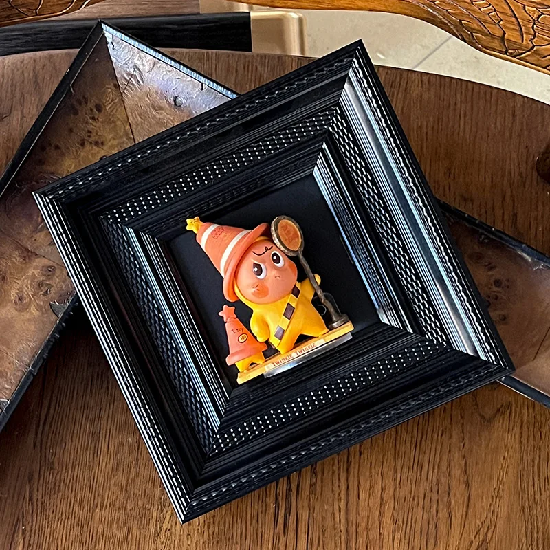 Blind Box Display Frame Wandgemonteerde popopslag 3D magnetische displaystandaard DIY decoratieve poppen Matzwarte fotolijst