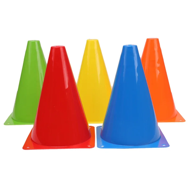 25PCS  Hot Sale Colorful Marker Cones Soccer Agility Training Cones Football Marker Cones Cheap Price Portable Football