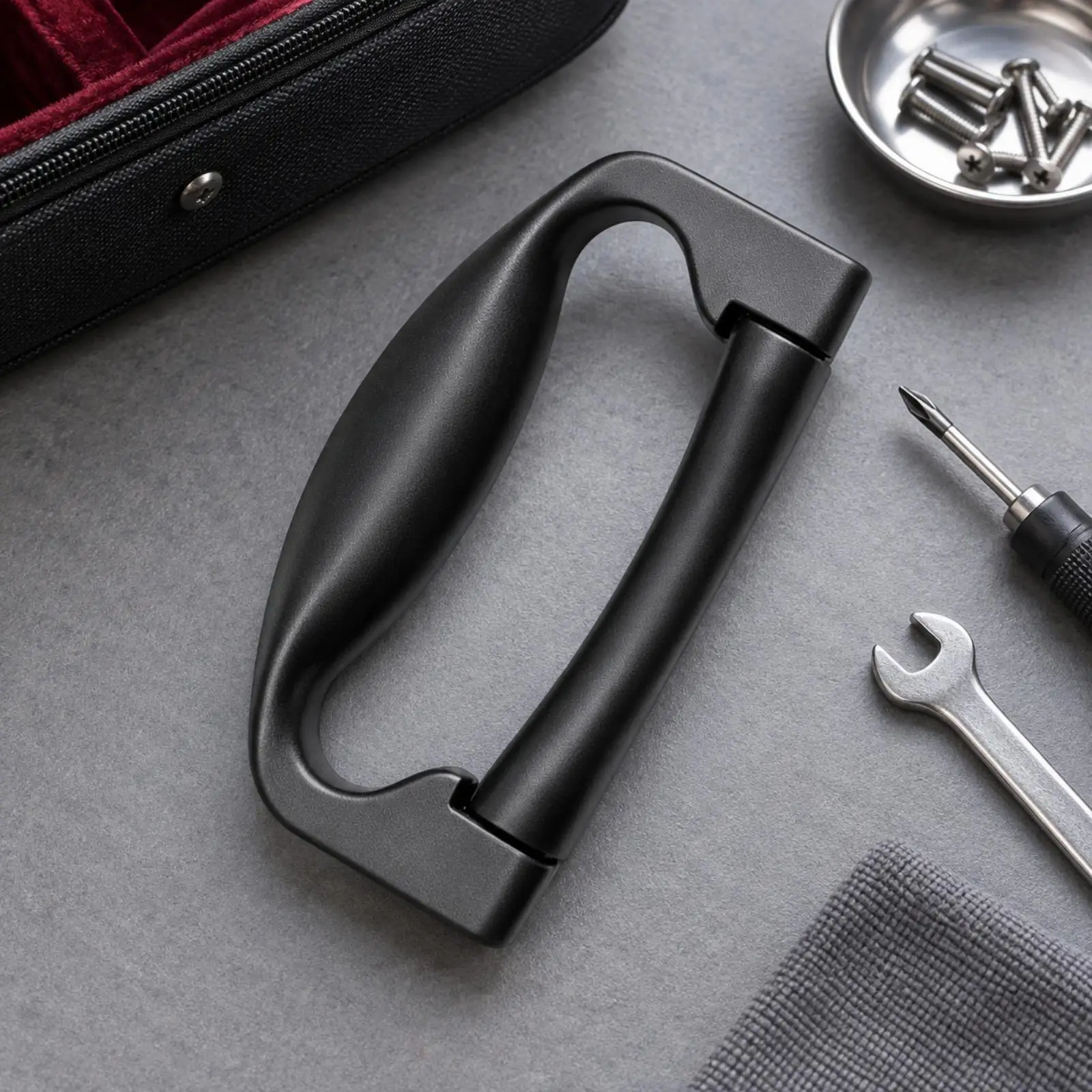 Durable Nylon Viola Case Handle Replacement for Violin Case with Smooth Contoured Grip Easy Install for Transport Needs