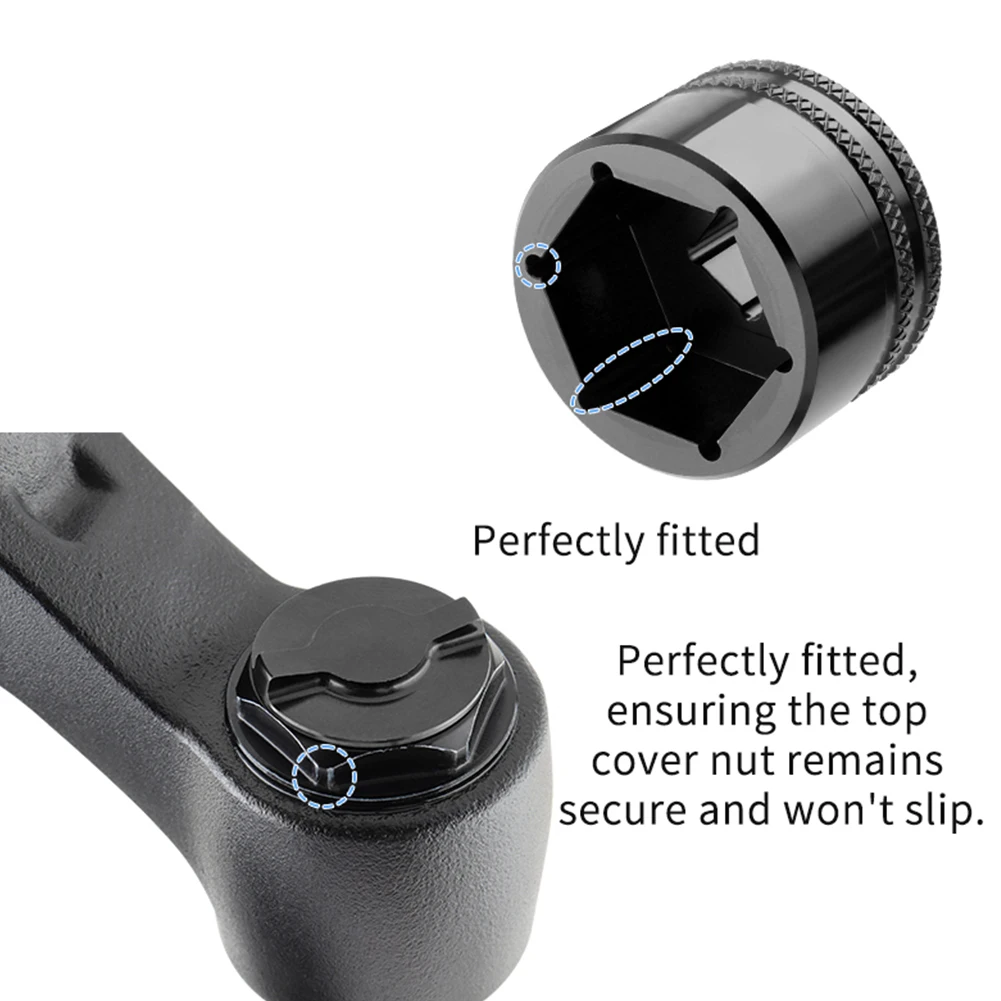 26/28/32mm Flat Socket Tool Aluminum Alloy Bicycle Fork Topcap Socket Drive Flat Socket for ROCKSHOX Front Forks