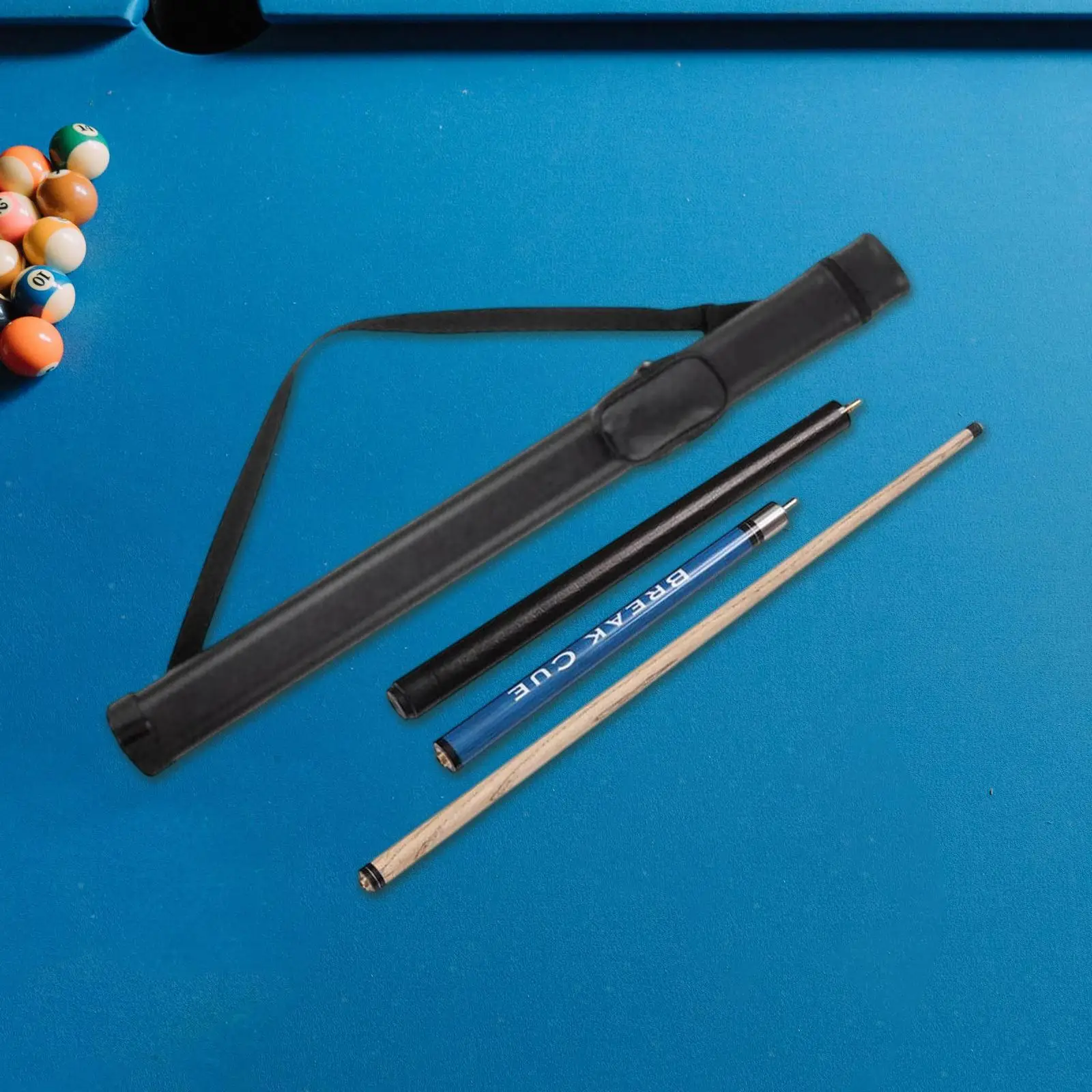 

Pool Stick Practical Split Portable 56" Billiard Cue for House Practice