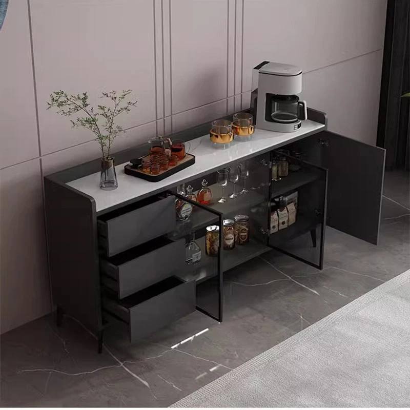 Multifunctional Showcase Cabinet Hallway Italian Display Shelf Side Cabinet Drawers Locker Muebles De Cocina Home Furnitures