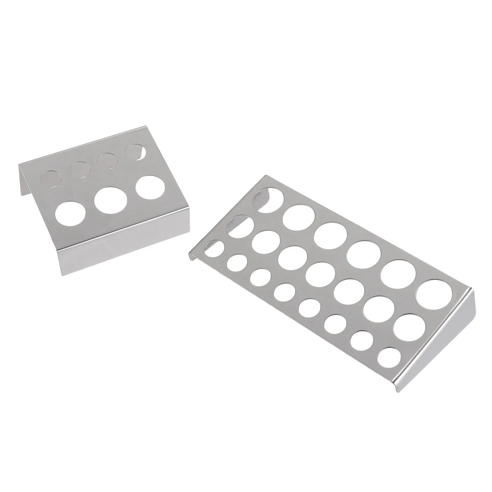 

2 шт. прочных подставок для чернильных стаканчиков из нержавеющей стали с отверстиями разного размера для домашнего использования и начинающих мастеров