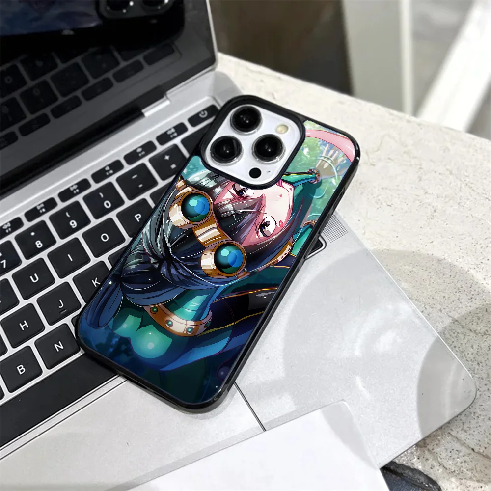 Anime My Hero Academia Asui Tsuyu Phone Case Strong Magnetic For IPhone 15 14 13 Pro Max 11 12 Mini Alex Mirror For Magsafe