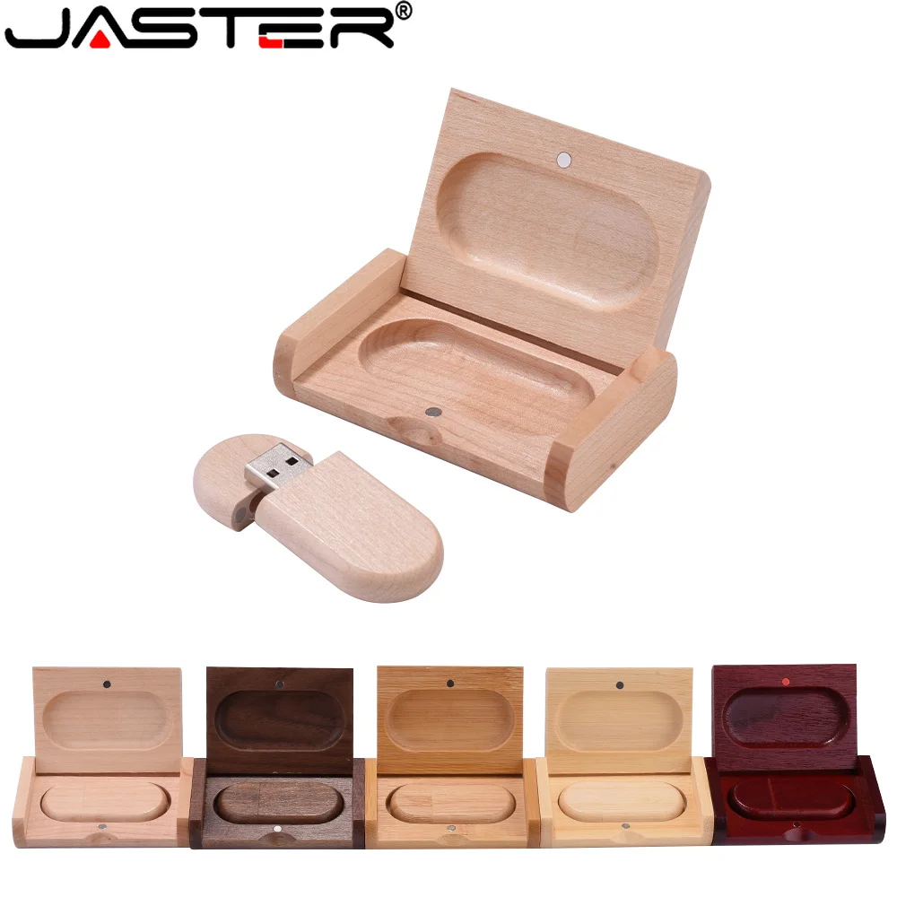 JASTER Wooden USB 2.0 Flash Drives 128GB Large Capacity Memory Stick 64GB High Speed  Pen Drive 32GB Pendrive 16GB for Laptop
