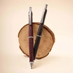 New PILOT S20 Hippo Wooden Barrel Ballpoint Pen High-end Business Use 0.7mm Black Medium Oil Pen Refill Japan Stationery Writing
