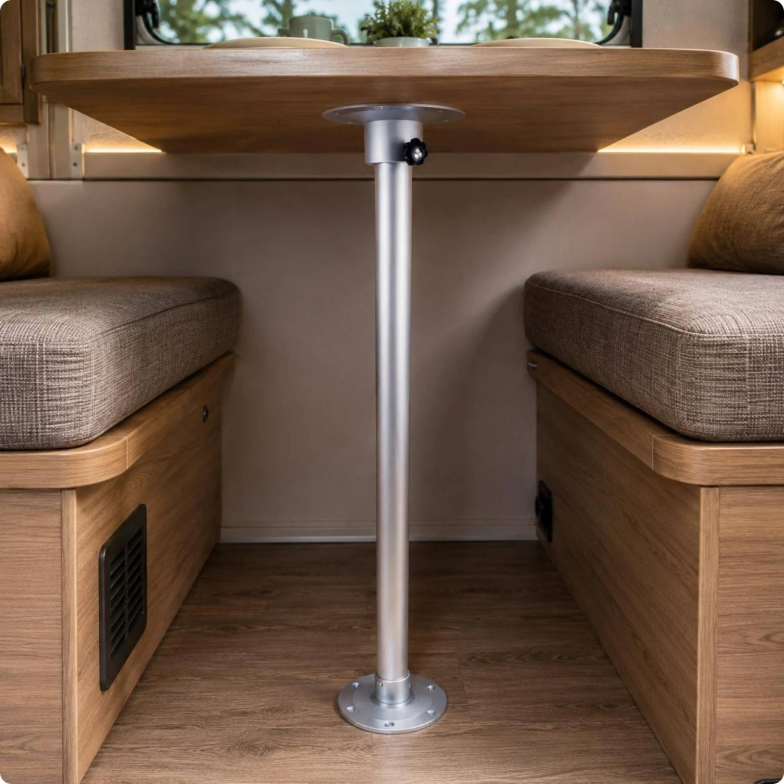 Adjustable RV Table Leg Aluminum Alloy RV Table Leg Easy to Install Long-Lasting for Travel Caravan, Motorhome