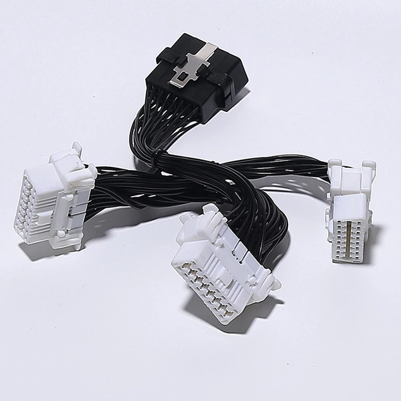 1 Male to 3 Female Connector OBD2 Extension Wire Cable Splitter OBD 2 16PIN Connector For ELM327 16 PIN OBD2 Electronic Wire