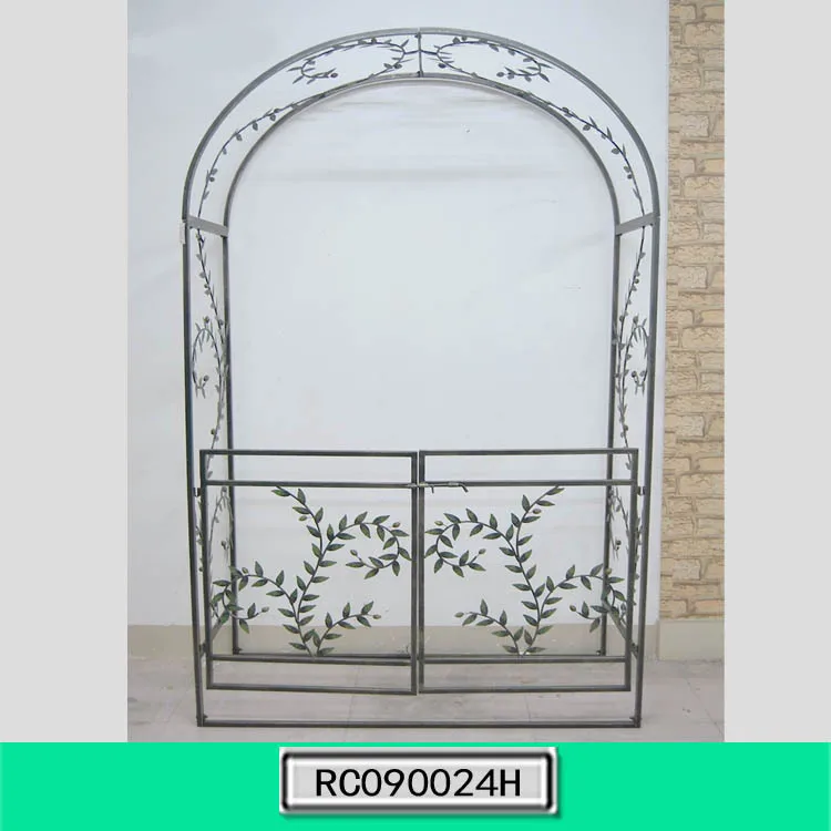 European style retro wrought iron garden climbing vine arch patio door garden decoration door wedding arch