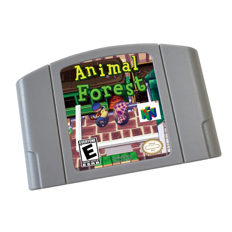 N64 games Cartridge-Animal Forest NTSC Version Retro Games reconstructed