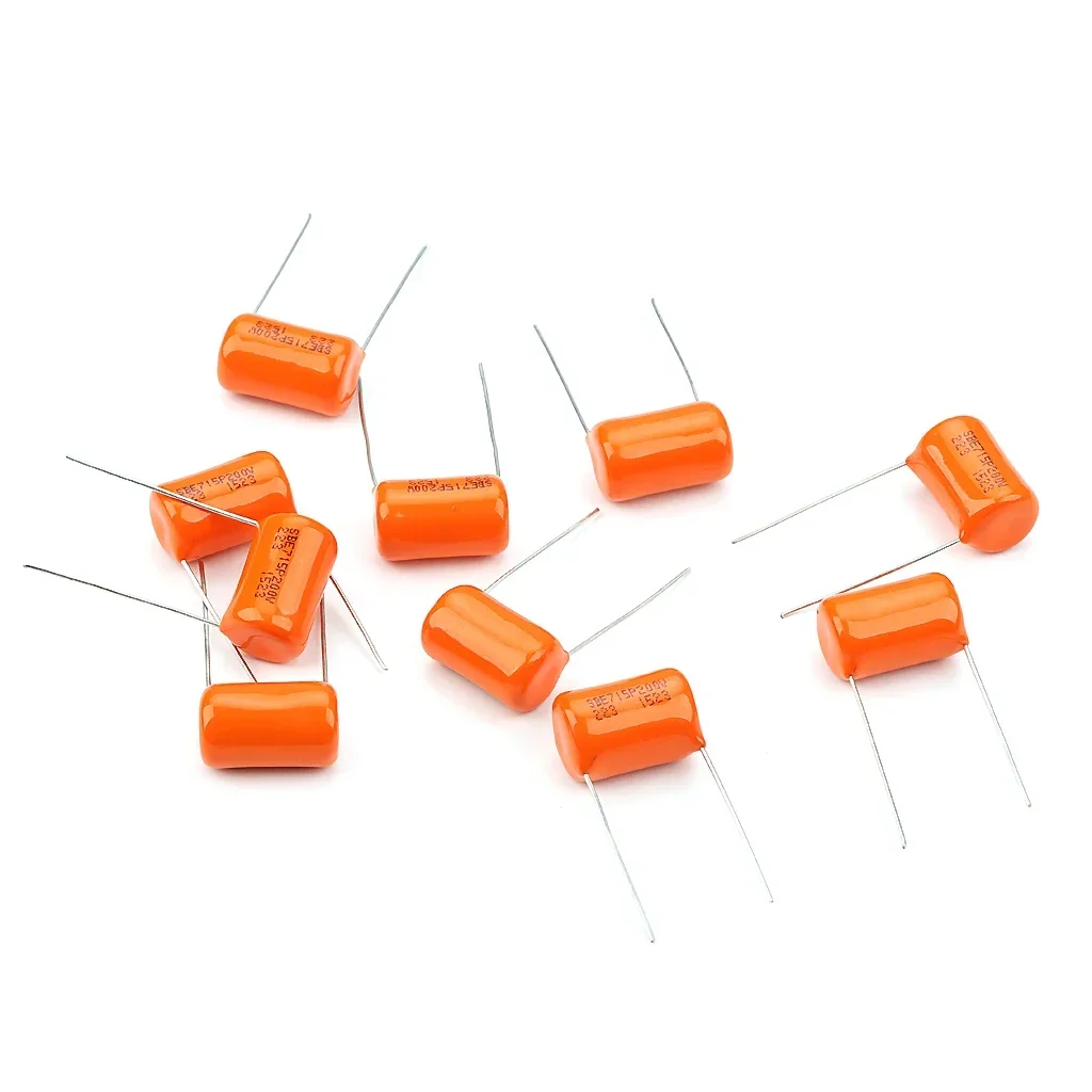 10Pcs Orange Drop 715P Capacitors .022uf 200V - Premium Guitar Tone Upgrade Kit