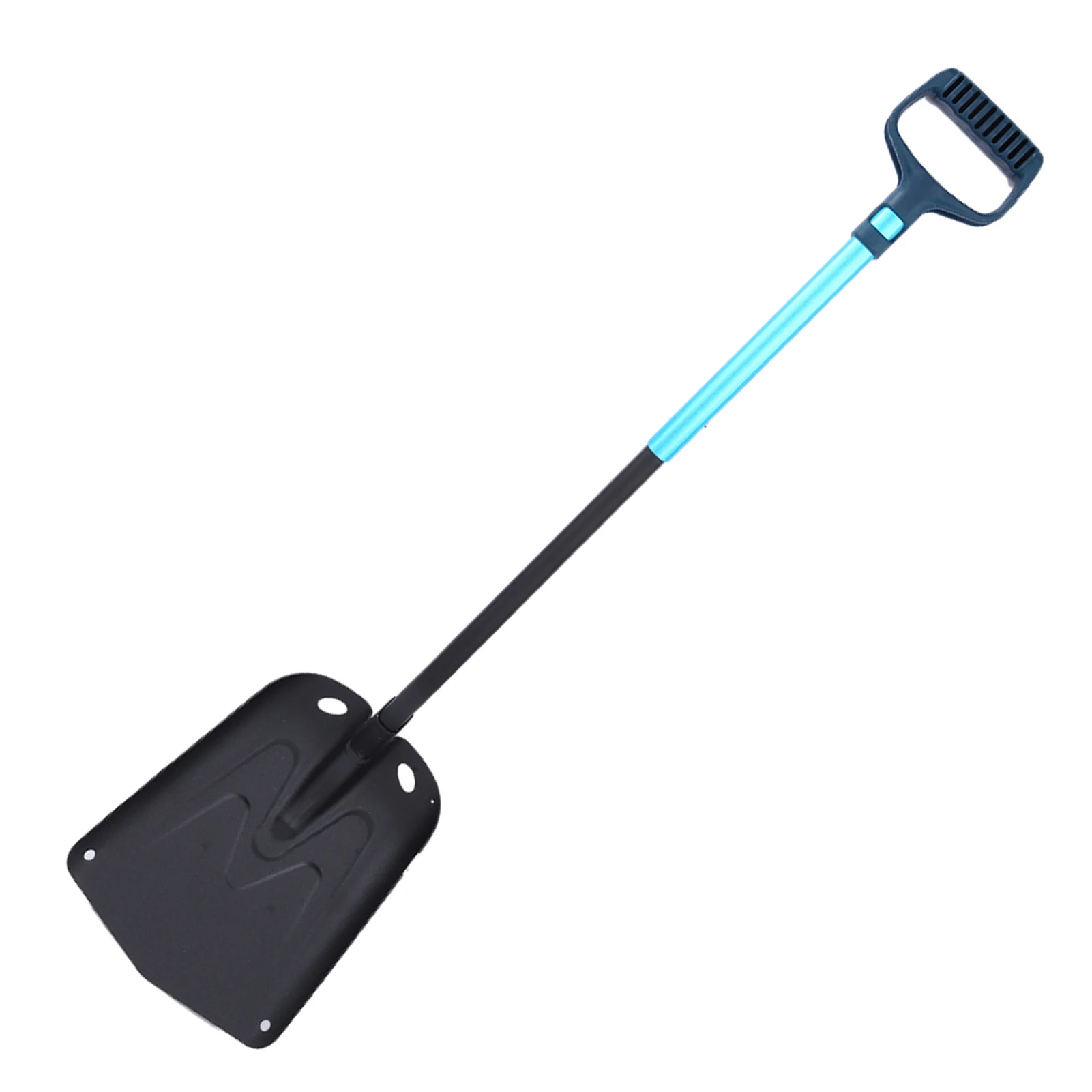 Aluminum Alloy Multifunctional Long Handle Shovel Folding Portable Camping Shovel for Shoveling Snow Outdoor Travel Planting