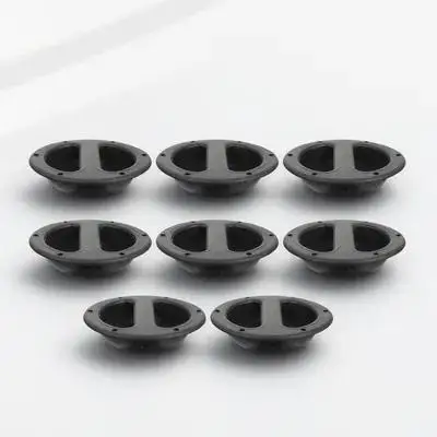 8Pcs Speaker Handle Round Grip ABS Durable Replacement for Speaker Box Cabinet Lift Tools for Music Instruments Audio Equipment