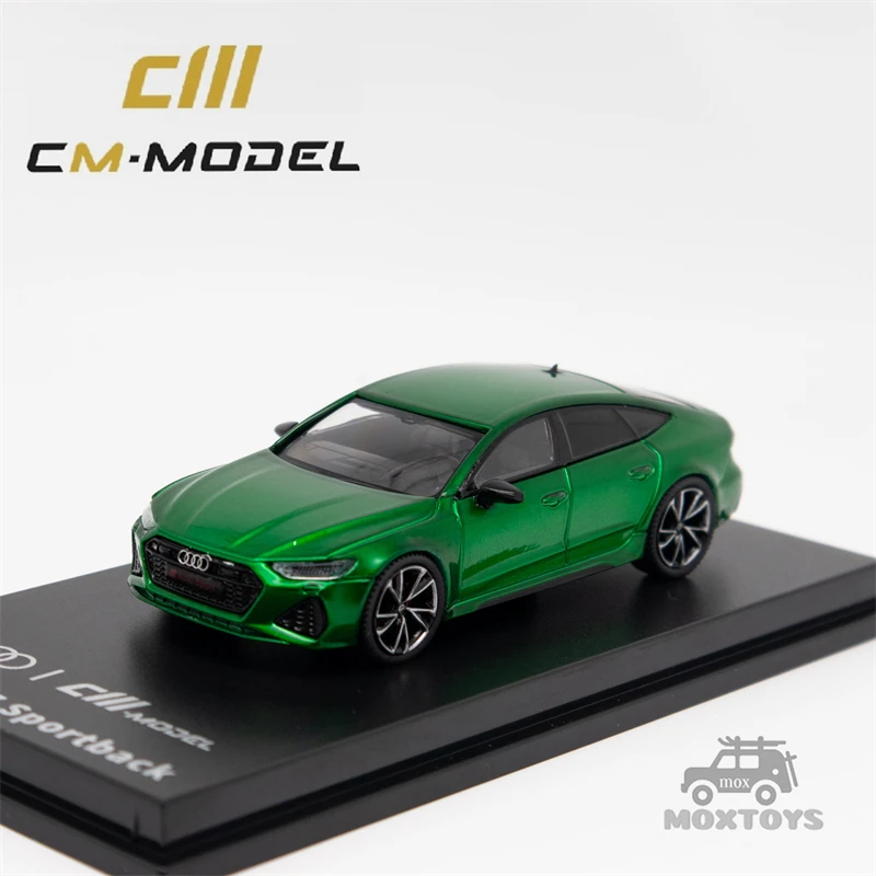 

CM MODEL 1:64 RS7 Sportback Metallic green Diecast Model Car