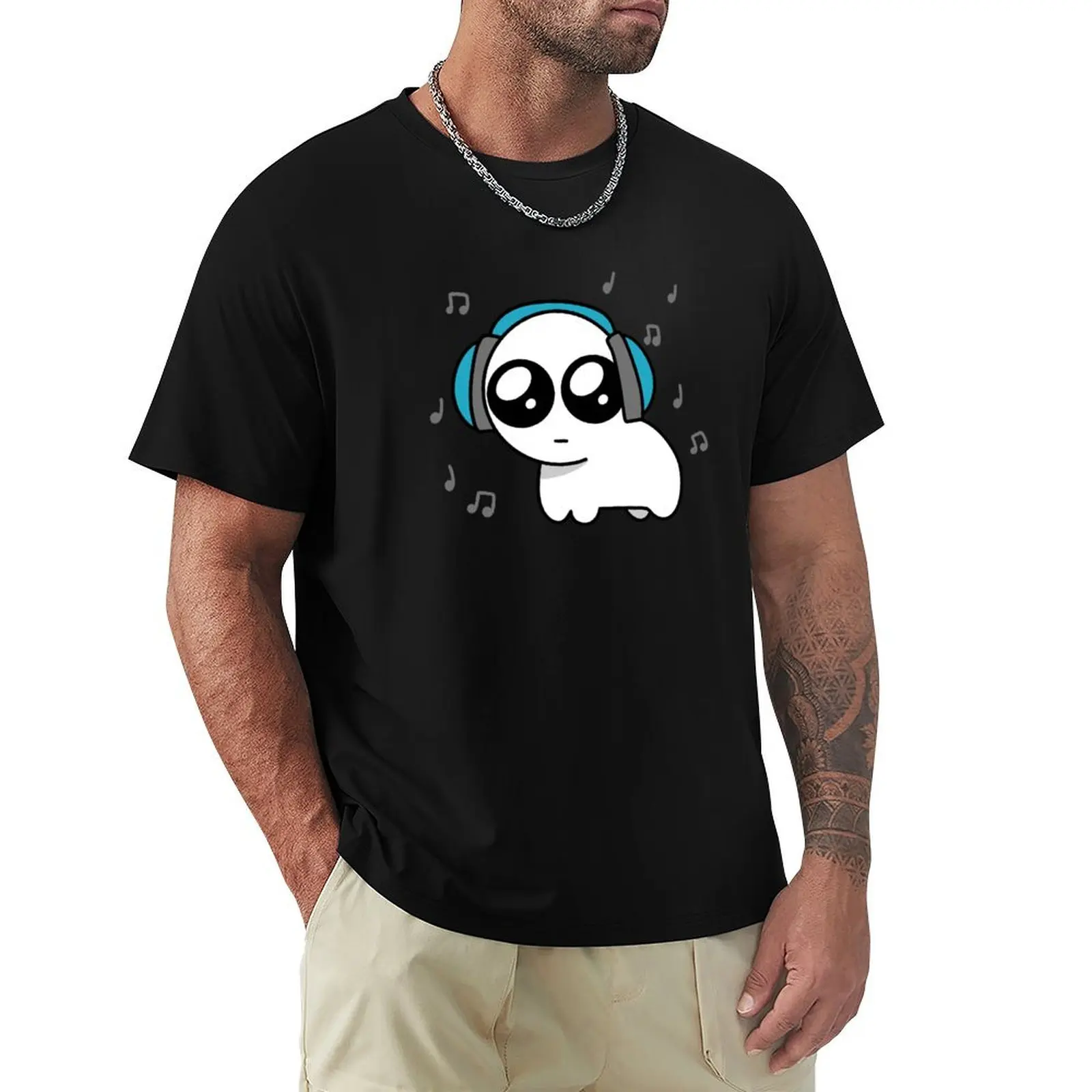 

TBH Autism Creature with Headphones T-Shirt oversized animal prinfor boys summer shirt for a boy men graphic t shirts