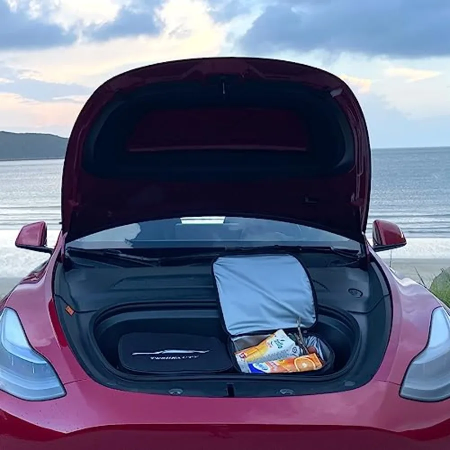 

Camping Cooler Insulated Bags Water Tight Versatile Use Grocery Bags for Tesla Model Y Model X Frunk Organizer Two Bags Shoulde