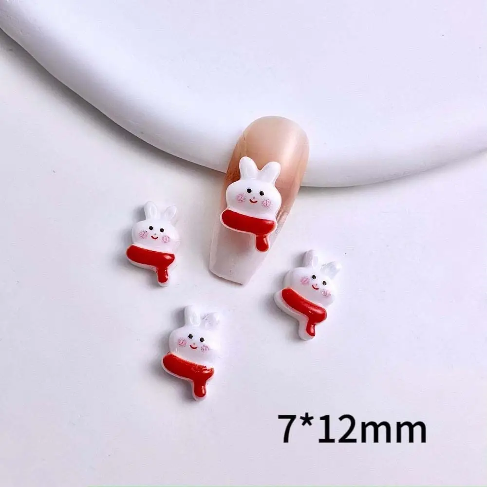 10 pezzi/set ciondoli natalizi per nail art decorazioni natalizie per unghie ornamenti per manicure forniture per unghie resina di strass per unghie natalizie