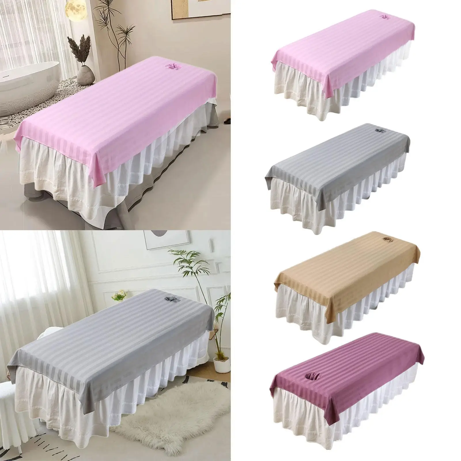 

Salon Sheet Soft Reusable Lightweight Portable Professional Breathable Massage Table Cover for SPA Home Indoor Salon Adults