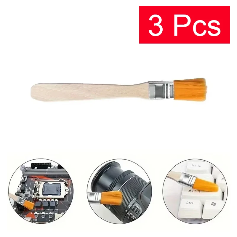 3pcs Anti-Static Dusting Brushes for PC Laptops Cameras Multi-Function Keyboard Computer Cleaning Brushes Corner Gap Duster