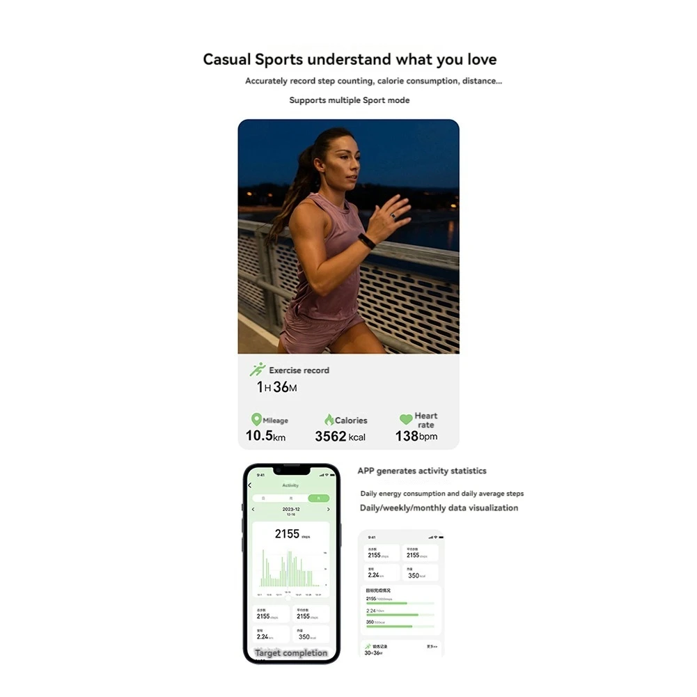 SQPP-R02 Monitoreo de salud de anillo inteligente IP68 Modos multideporte impermeables para Android para IOS