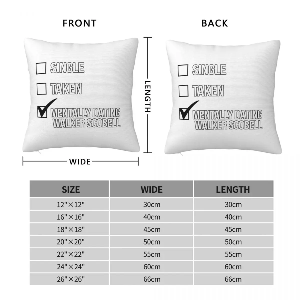 Mentally Dating Walker Scobell Square Pillowcase Polyester Linen Velvet Creative Decor Throw Pillow Case Sofa Seater Cover 18