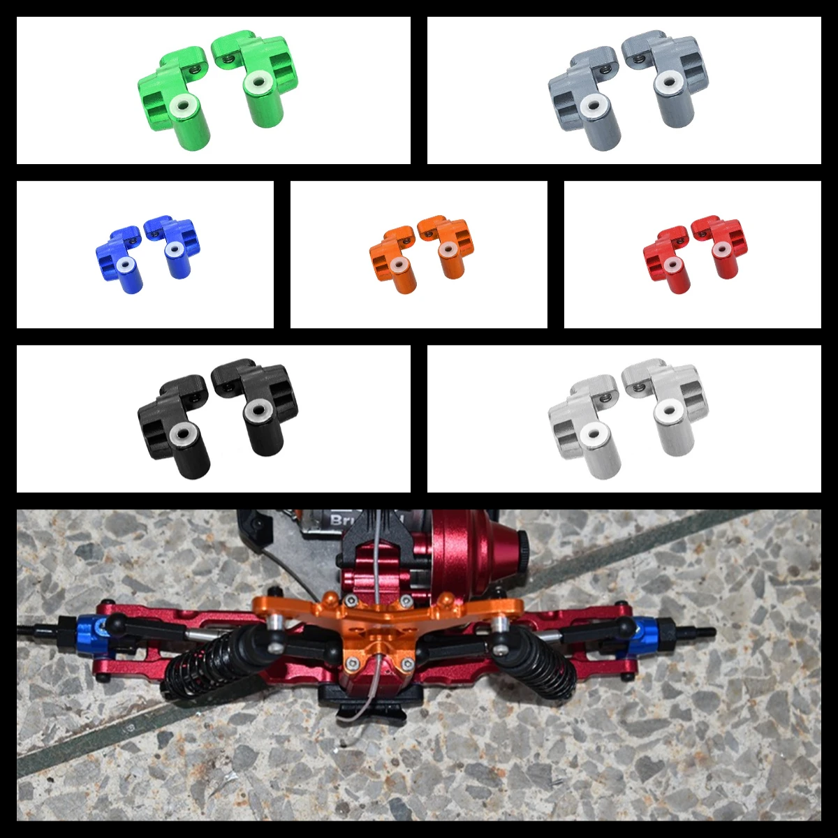 GPM Aluminum Rear Knuckle Arm For LOSI 1/18 Mini-T 2.0 1/16 Mini-B