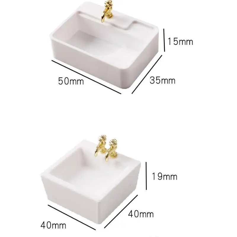 [JN] Modèle de lavabo pour maison de poupée 1/12, meuble de salle de bain, décoration, accessoire pour maison de poupée
