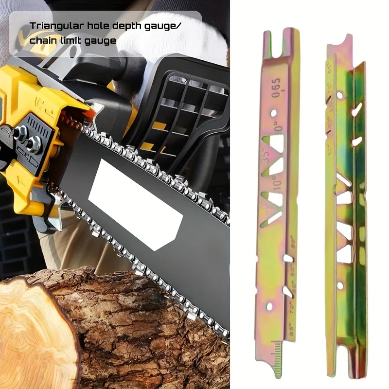 Chainsaw Depth Gauge File Chain Kit Accessories: Carbon Steel Guide, Practical for Chain Saw Raker Removal