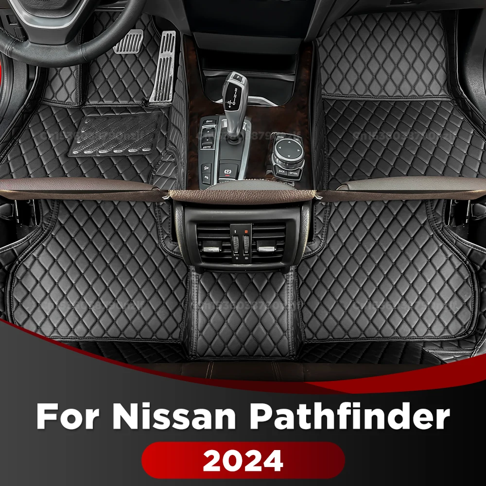 

For Nissan Pathfinder (6/7 Seats) 2024-on Custom Car Floor Mat Automobile Carpet Cover Interior Accessories Protective