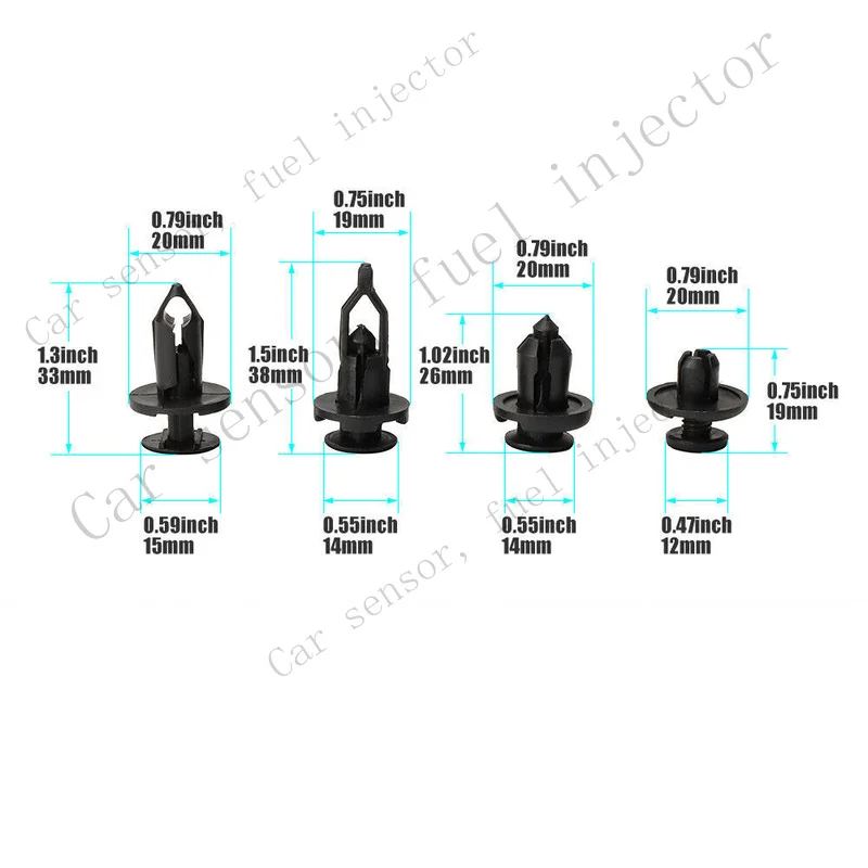 Q+ For 40X Push Retainer Pin Body Bumper Rivet Trim Moulding Clips Parts  91503-SZ3-003