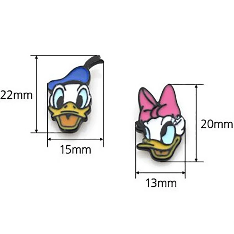 Disney Donald Duck Daisy Duck Earrings Cartoon Figure New Hot Jewelry Accessories Pendant Ear Studs Women Girls Birthday Gifts