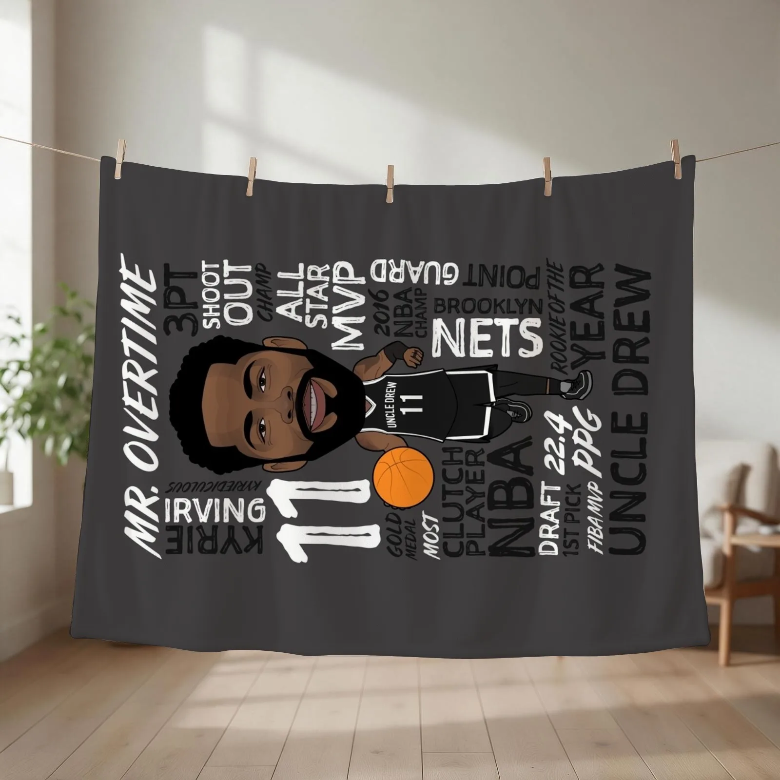 Uncle Drew Throw Blanket couch cozy soft plush fuzzy picnic outdoor blanket