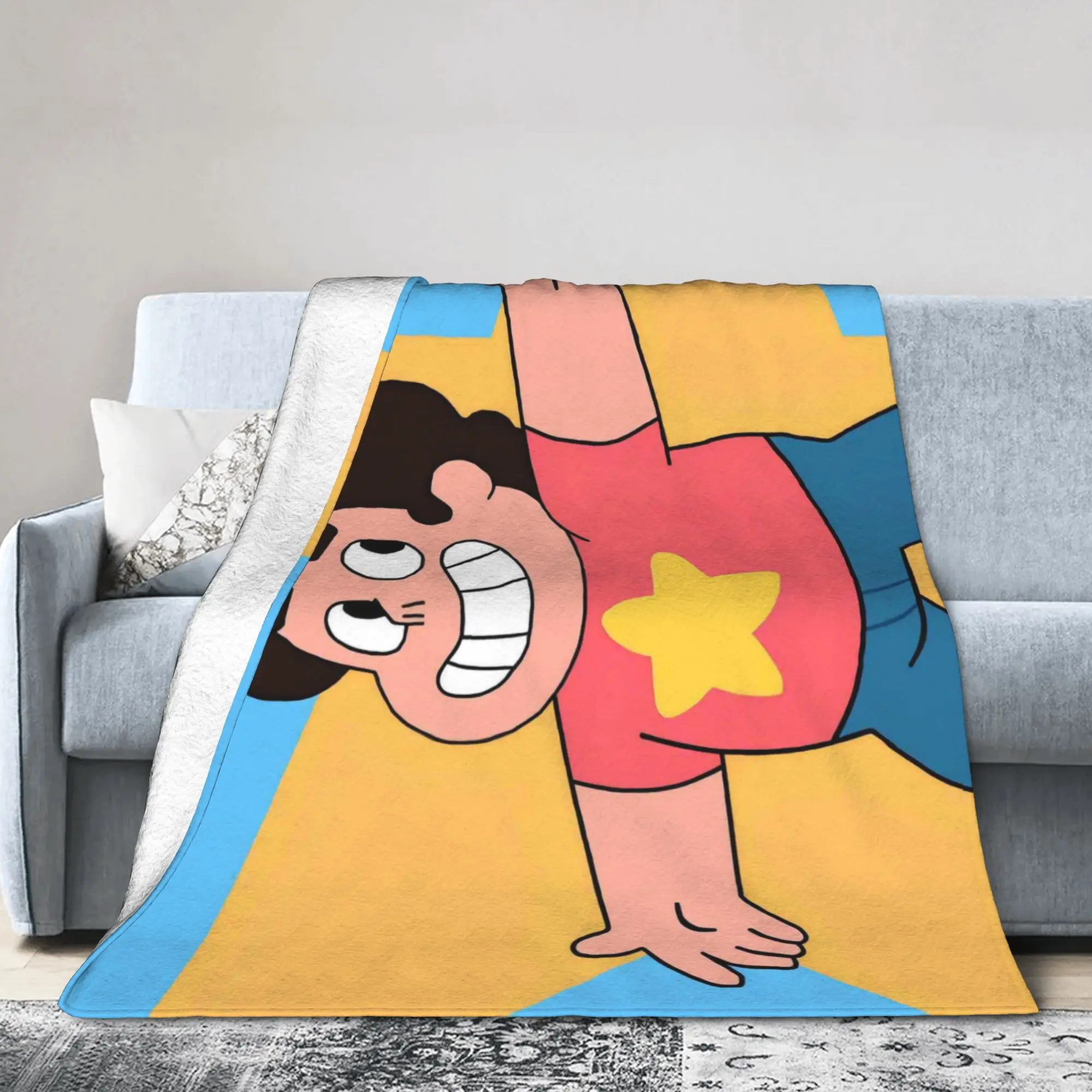 Custom Steven Universe Blanket 3D Printed Soft Flannel Fleece Children Gift Cartoon Throw Blankets for Home Bedroom Couch Quilt