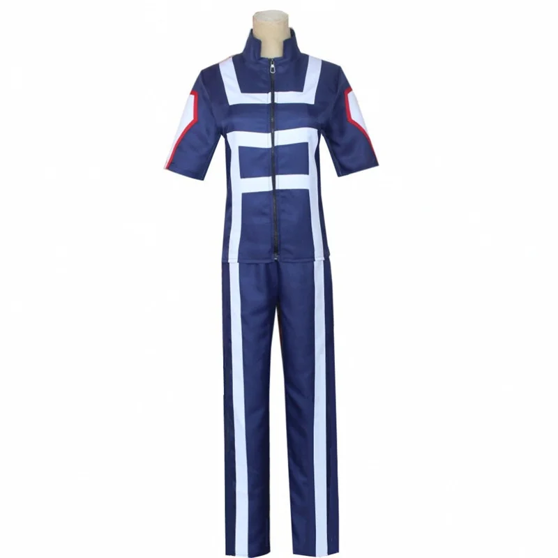 Cosplay My Hero Academy Set, T-shirts En Broek Van Midoriya Izuku En Todoroki Shouto, boku Geen Hero School Uniform, Voor Mannen En