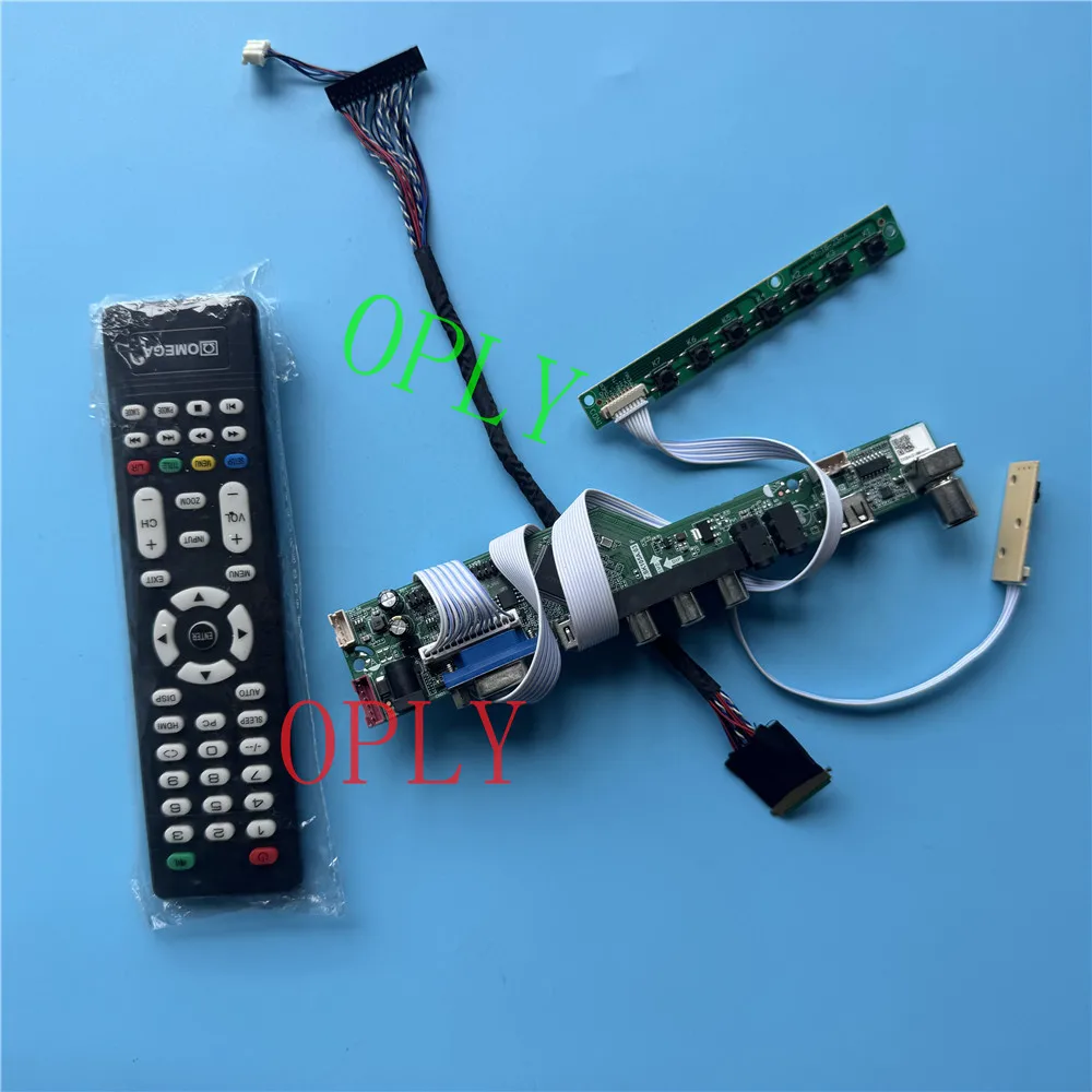 HDMI-compatible RF USB AV VGA Audio LED Screen TV Controller board kit for N156HGE N156HGE-L11 LTN156HT01 1920X1200 15.6.1