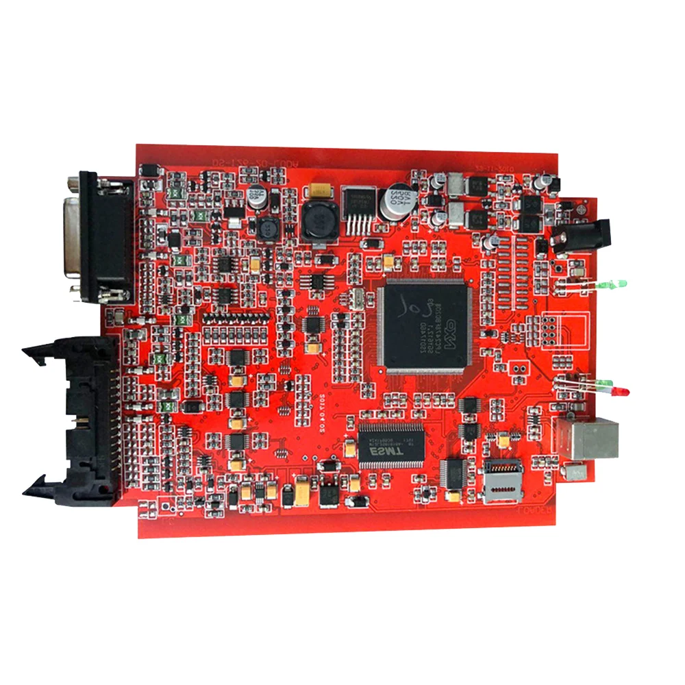 Latest V2.23 KTAG ECU Programming Tool Firmware V7.020 KTAG Master Version Red PCB Circuit Board With Unlimited Token - view 2