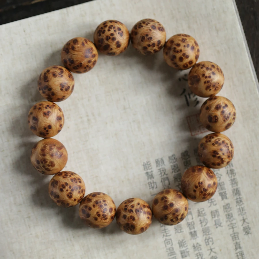 Taihang Thuja Sutchuenensis Bracelet Buddha Beads Bracelet Authentic Natural Production Area Fidelity Burl 2.0 Men