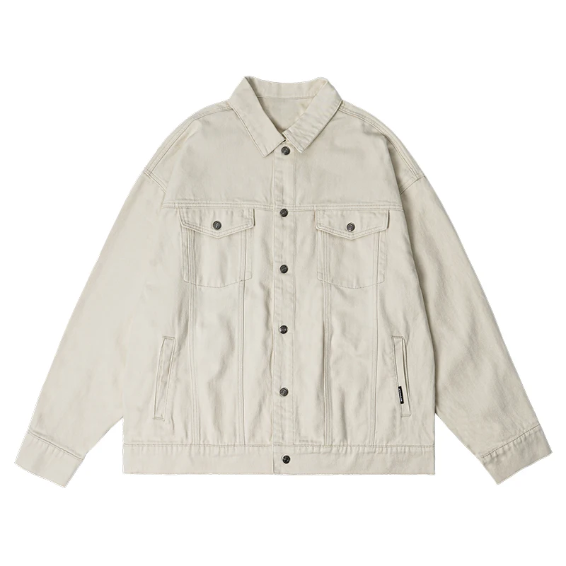 

Мужская джинсовая куртка больших размеров, повседневная, весна-осень-зима, новая молодежная рабочая куртка в гонконгском стиле, повседневный топ