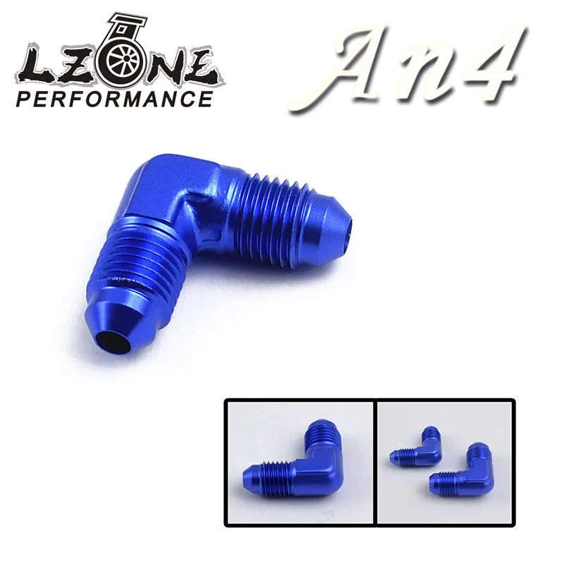 LZONE - Flare Union 90 Degree AN4 -4AN ALL Male Adaptor/Fitting JR-SL821-04-011