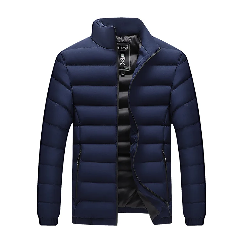 MRstuff-Veste matelassurera en coton pour hommes avec col, pardessus de loisirs, vêtements d'extérieur, vêtements masculins, vêtements d'hiver, tout neuf, 2024