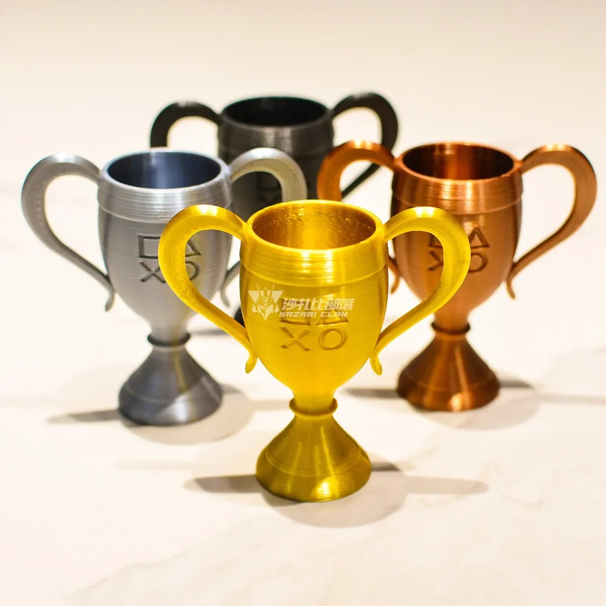 Customize New 3D Printable Platinum Golden Silver Bronze Hidden