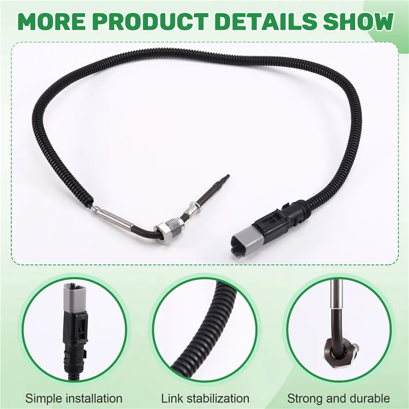 21225020 Car Gas Temperature Sensor Fits For Volvo Mack 12-19 D11 D13 D16 / MP7 MP8 MP10