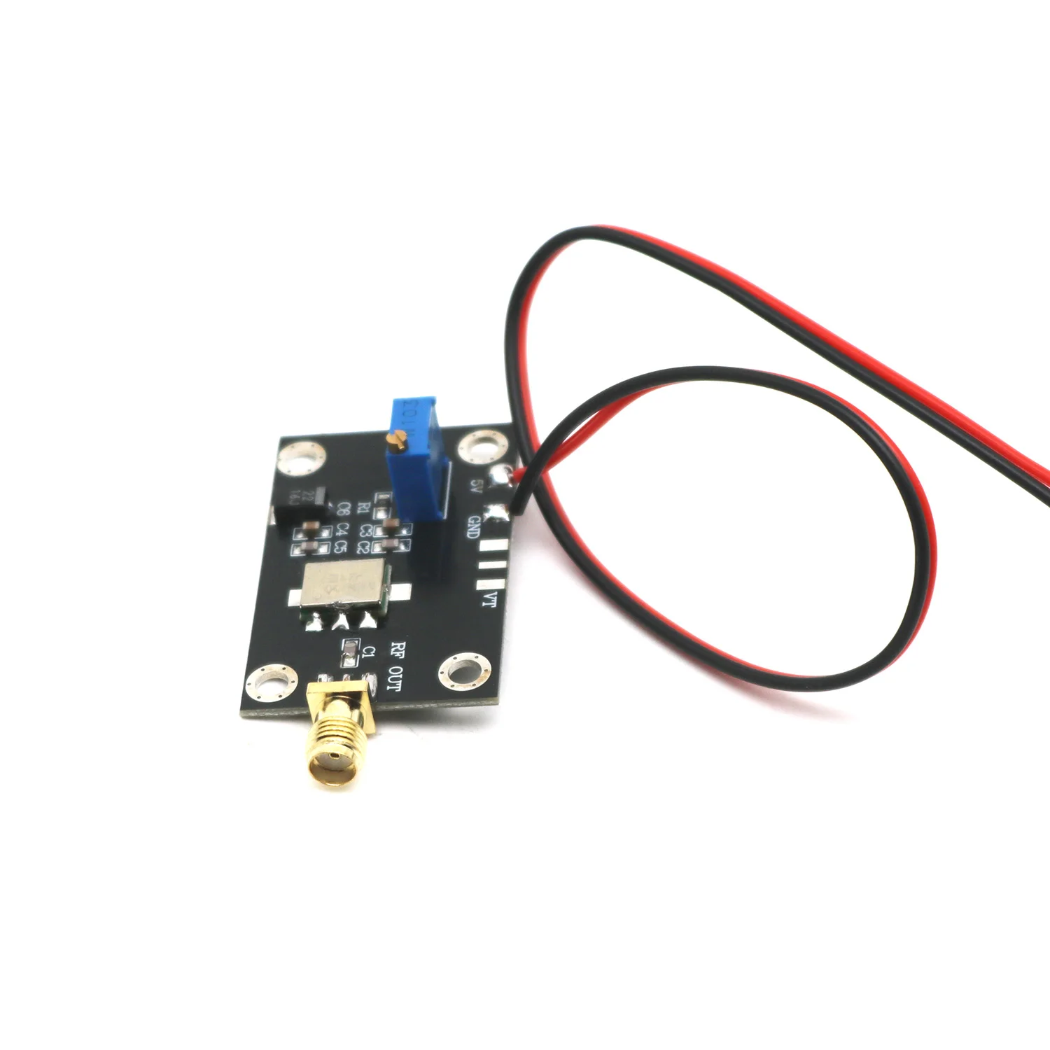 70M-5.8Ghz VCO Module RF Voltage Controlled Oscillator Frequency Signal Source Radio Wireless Communication FM SW VHF UHF WIFI