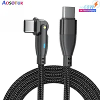 PD 60W USB C to USB Type C Cable Fast Charge Data Cable For Huawei Samsung Xiaomi Macbook iPad Data Line Type C To Type C 2m