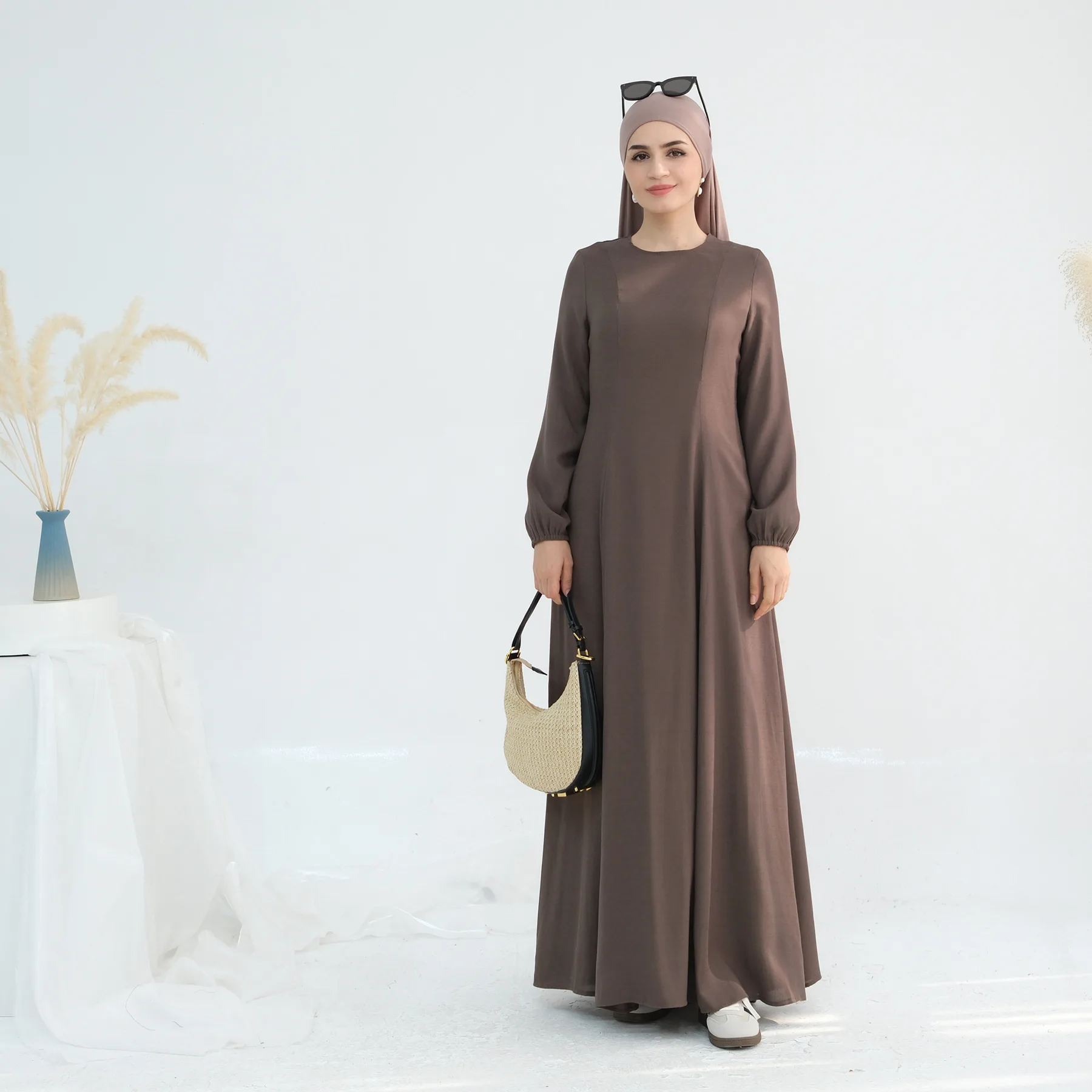 

Dubai Modest Abaya Musulmane Femme Maxi Dress Robe Turkey Kaftan Islam Clothing Muslim Women Dresses Caftan Marocain Vestidos